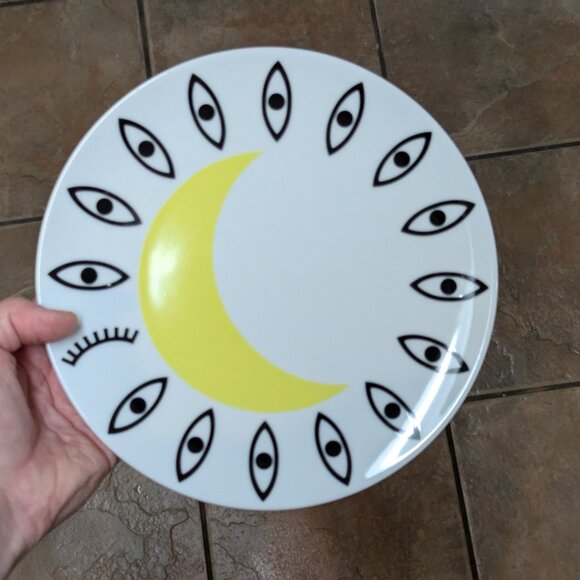 RARE IKEA Glödande Side Plate x Starbucks Winky eye combo lunch set - Picture 6 of 10